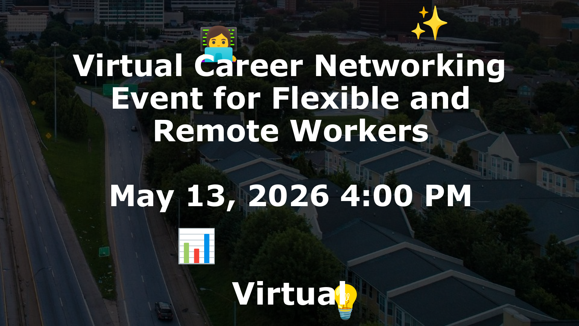 Virtual Career Networking Event for Flexible and Remote Workers event image